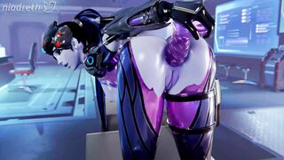 Naughty Widowmaker Gets Niodreth's Attention in Overwatch