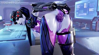 Naughty Widowmaker Gets Niodreth's Attention in Overwatch