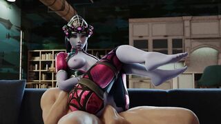 Watch Widowmaker's Ass-Saving Moves in Overwatch Porn