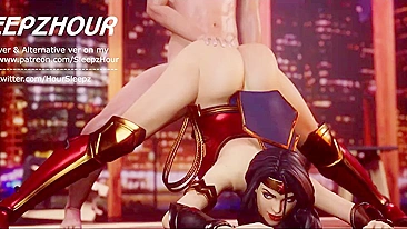 Wonder Woman's Sensual Slumber - DC Comics Hentai Porn