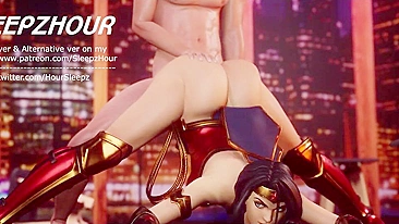 Wonder Woman's Sensual Slumber - DC Comics Hentai Porn