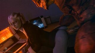 Wrex and Liara's Darktronic Kinky Adventure - A Mass Effect Porn Parody