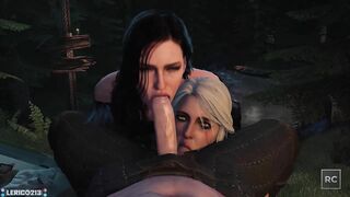 Yennefer, Geralt and Ciri's Lustful Adventure in The Witcher 3