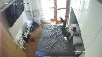 I put hidden camera in my nerdy sister room and catching she playing with her pussy I put hidden camera in my nerdy sister room and catching she playing with her pussy