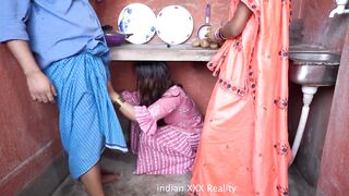 Fuck my Desi daughter-in-law in the kitchen while my wife is preparing dinner for us