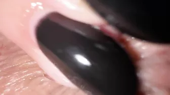 Sensual girl fingers herself while talking dirty, culminating in an intense anal orgasm.