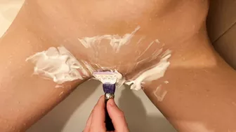 My stepbrother will shave your pussy and then have sex with you.