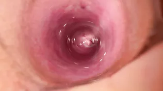 Camera deep inside Lena's teen creamy pussy into! Lena's teenage pussy gets explored in this intimate video.