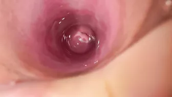 Camera deep inside Lena's teen creamy pussy into! Lena's teenage pussy gets explored in this intimate video.