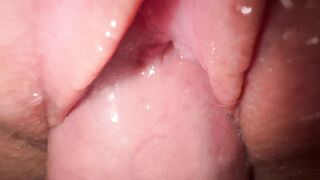 Enjoy your roommate's young and steamy pussy.
