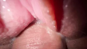 Fuck me hard until I come, then finger my pussy and give me a close-up shot.