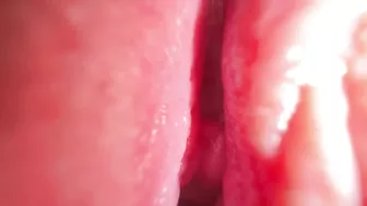 Sexy girl receiving oral pleasure in high definition.