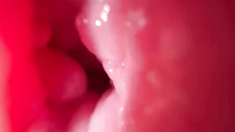 Seduce your partner with filthy talk while revealing their intimate parts in close-up.