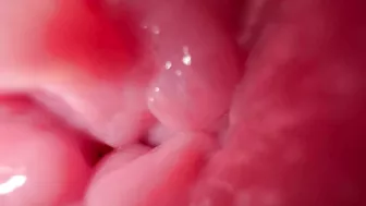 Seduce your partner with filthy talk while revealing their intimate parts in close-up.