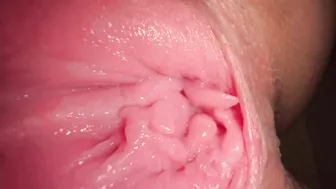 Sizzling hot teen masturbates and climaxes in intense orgasm.