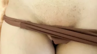 My sister's husband came in my new panties and it was hot.