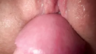 Squirted and covered in cum, this crazy creamy teen's pussy is ready for action.