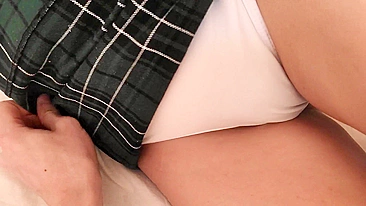 My stepbrother wants me to wear his cum-stained panties all day long.