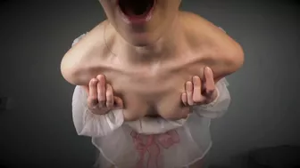 As I masturbate, my body shudders in ecstasy until I reach a powerful climax.