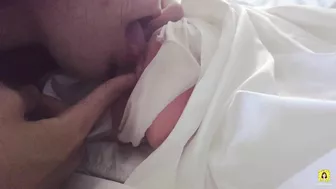 She had an intense orgasm while passionately licking her wet pussy.