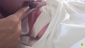 She had an intense orgasm while passionately licking her wet pussy.