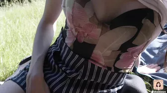 The man I met in the woods caught me masturbating and stayed to watch me orgasm.