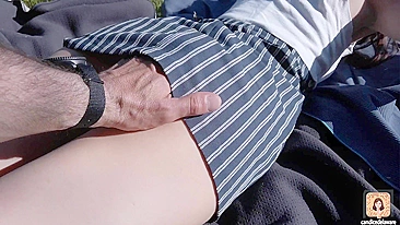 The man I met in the woods caught me masturbating and stayed to watch me orgasm.