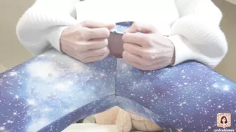 The girl in the video is tearing her yoga pants apart with passion and intensity, showcasing her sexuality for an adult audience on a porn website.