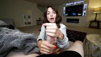 My Cute Sister Gives me the Best ASMR Handjob Ever