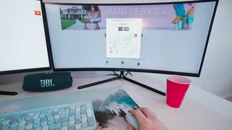 Sexy House Maid Breaks My Vase & Pays Me Back With Sex