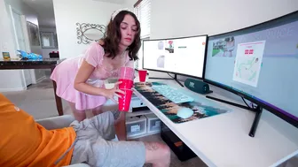 Sexy House Maid Breaks My Vase & Pays Me Back With Sex