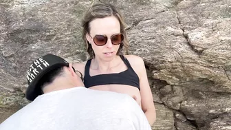 Publicly available video shows two men having sex with each other outdoors in a national park, followed by another man joining in.