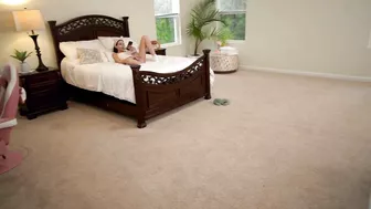 Sister Caught Masturbating during Spa Time & Receives Cummy Facial