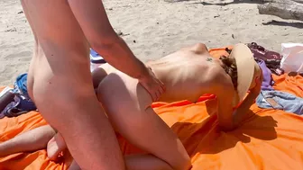 A hot wife gets fucked on the beach in a steamy XXX video.