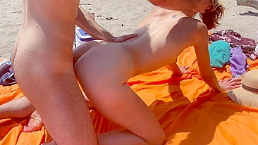 A hot wife gets fucked on the beach in a steamy XXX video.