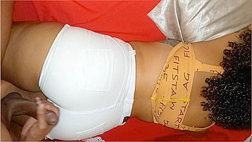 Father Fucks Daughter - Brazilian Big Ass Wearing White Jeans Pt. I