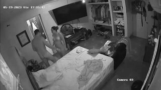 Cheating wife caught by a hidden camera she fuck with lover