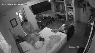 Cheating wife caught by a hidden camera she fuck with lover