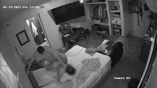 Cheating wife caught by a hidden camera she fuck with lover