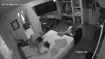 Cheating wife caught by a hidden camera she fuck with lover