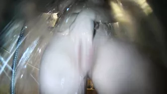 Washing my tasty ginger pussy and round ass while showering at home is a must-see.