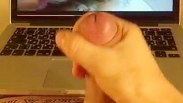 My girlfriend and I got kinky on a business trip with remote cumshots and stroking on Pornhub.