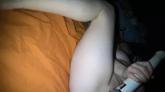 A steamy footjob and doggy-style fuck with a massive cumshot in her pussy.