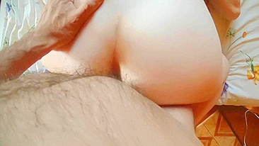 Good morning! Enjoy our homemade creampie with hairy ginger pussy.