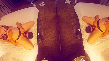 Redhead amateur with big natural tits passionately enjoys double orgasms in homemade sex video.