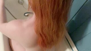 Get your hair done like a pro with our shampoo and conditioner set. Jerk Off Cock with my Wet Ginger Hair  Big Tits Redhead