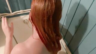 Get your hair done like a pro with our shampoo and conditioner set. Jerk Off Cock with my Wet Ginger Hair  Big Tits Redhead