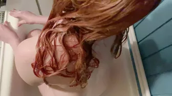 Get your hair done like a pro with our shampoo and conditioner set. Jerk Off Cock with my Wet Ginger Hair  Big Tits Redhead