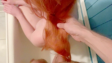 Get your hair done like a pro with our shampoo and conditioner set. Jerk Off Cock with my Wet Ginger Hair  Big Tits Redhead