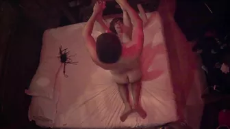 Busty ginger teen gets pounded and creampied in painful pleasure on Halloween.